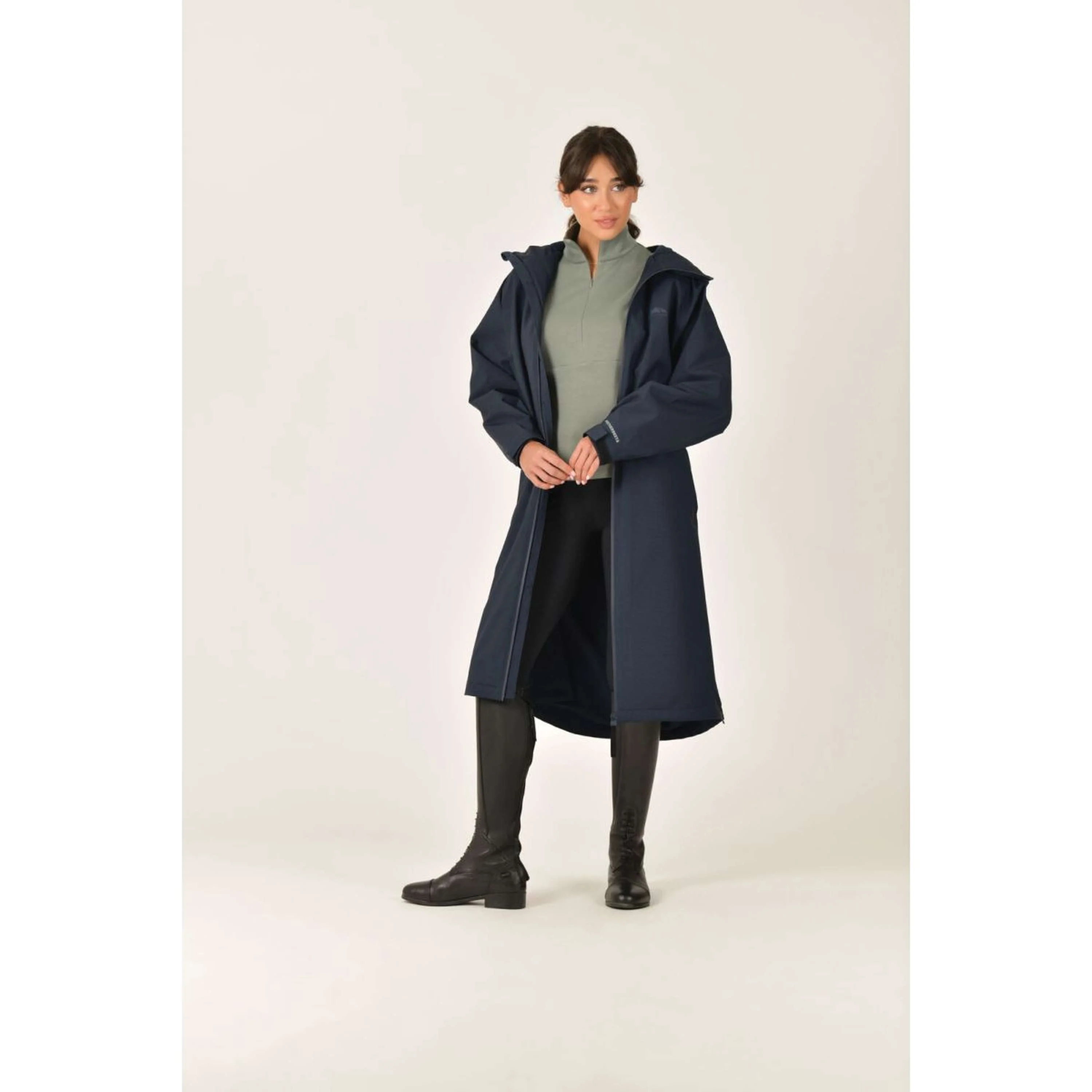 WeatherBeeta Cappotto Lungo All Weather Field Navy - Image 7