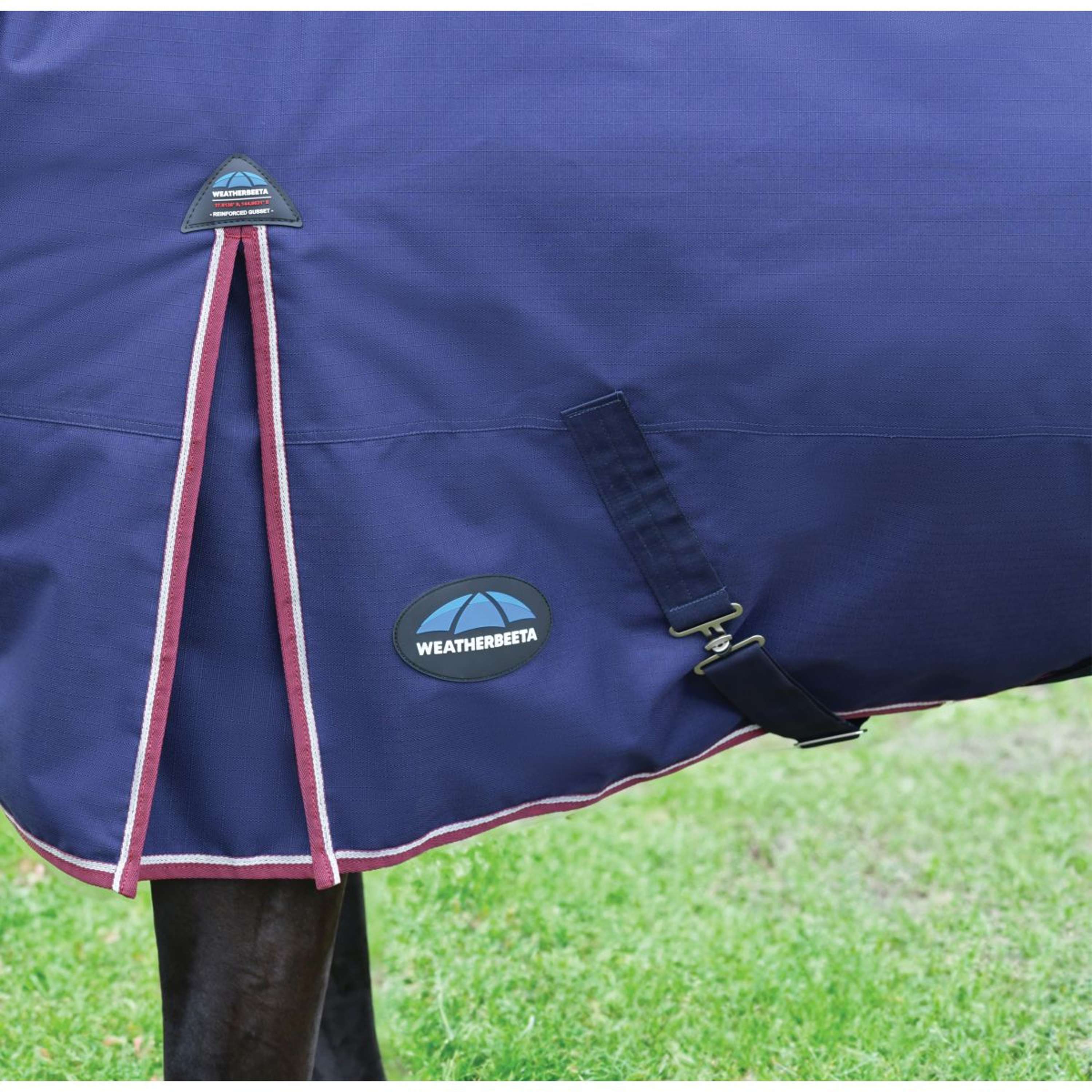 WeatherBeeta ComFiTec Essential Turnout 220 g Navy/Burgundy - Image 6