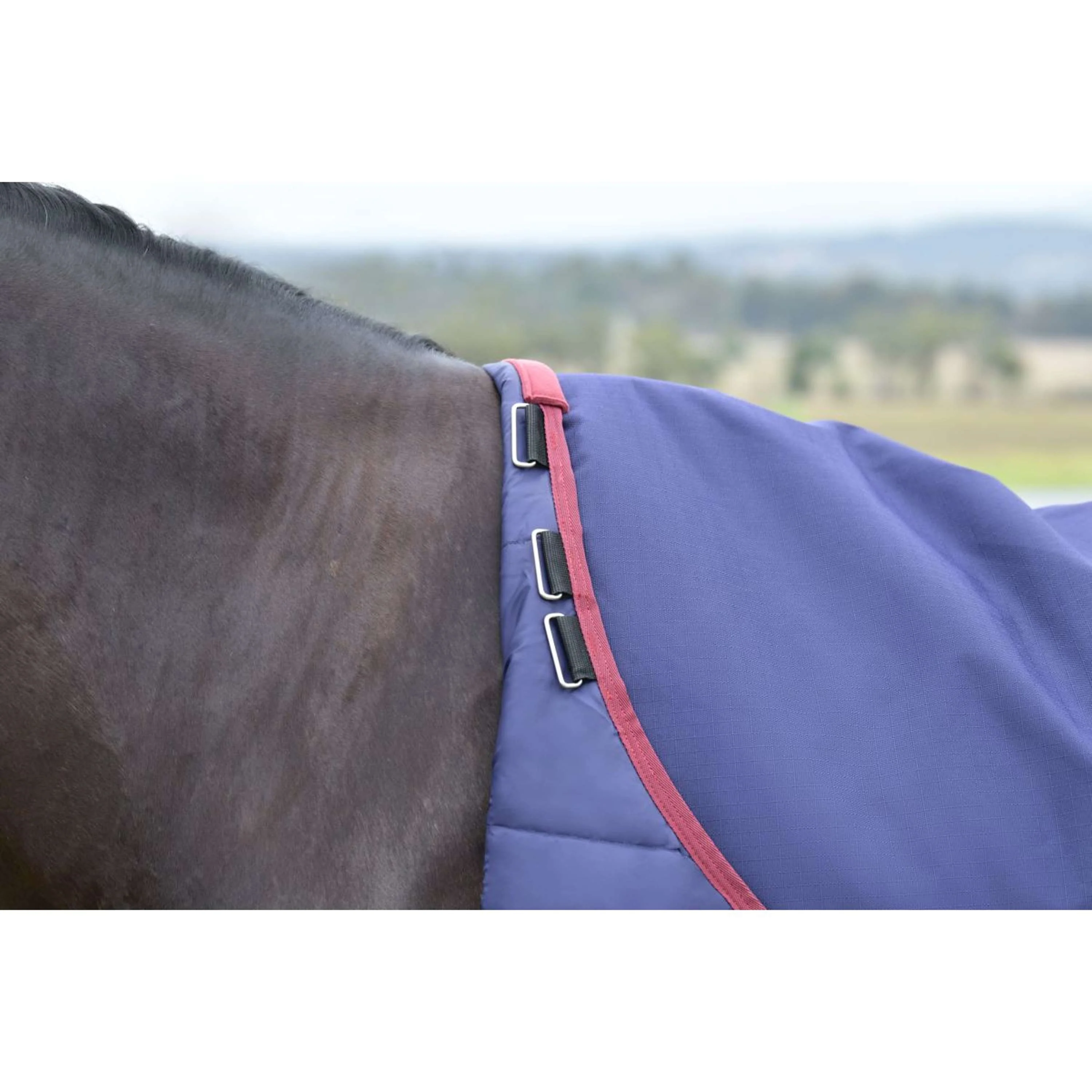WeatherBeeta ComFiTec Essential Turnout 50 g Navy/Burgundy - Image 5