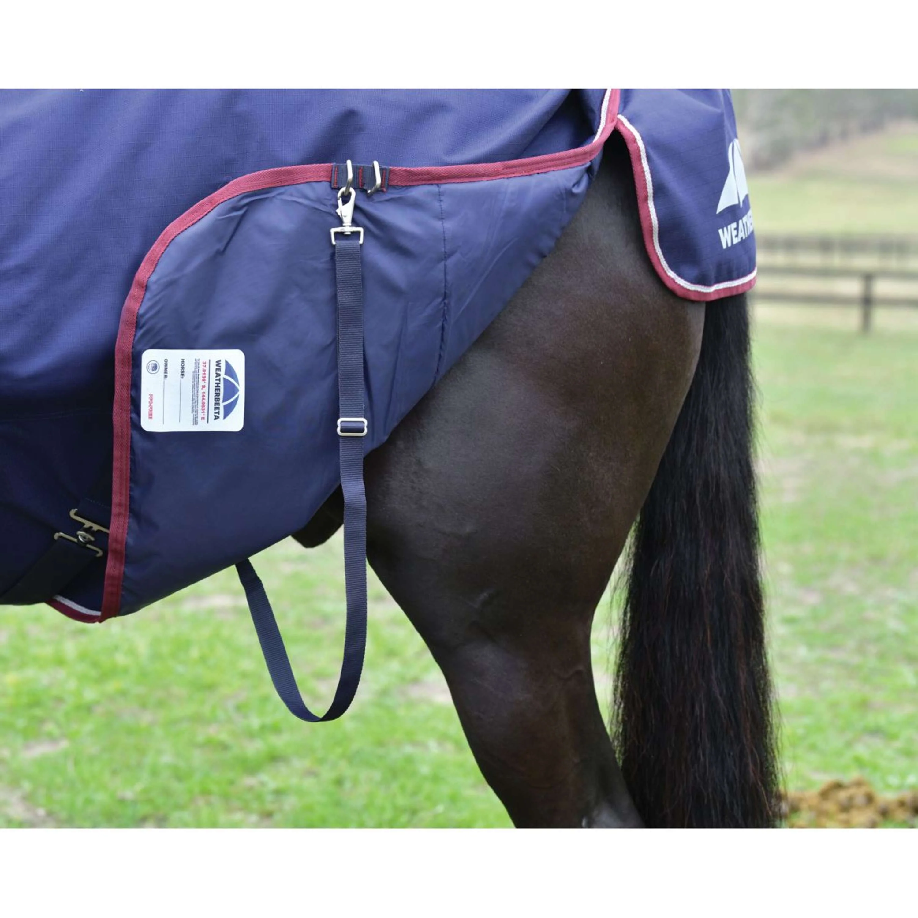WeatherBeeta ComFiTec Essential Turnout 50 g Navy/Burgundy - Image 8