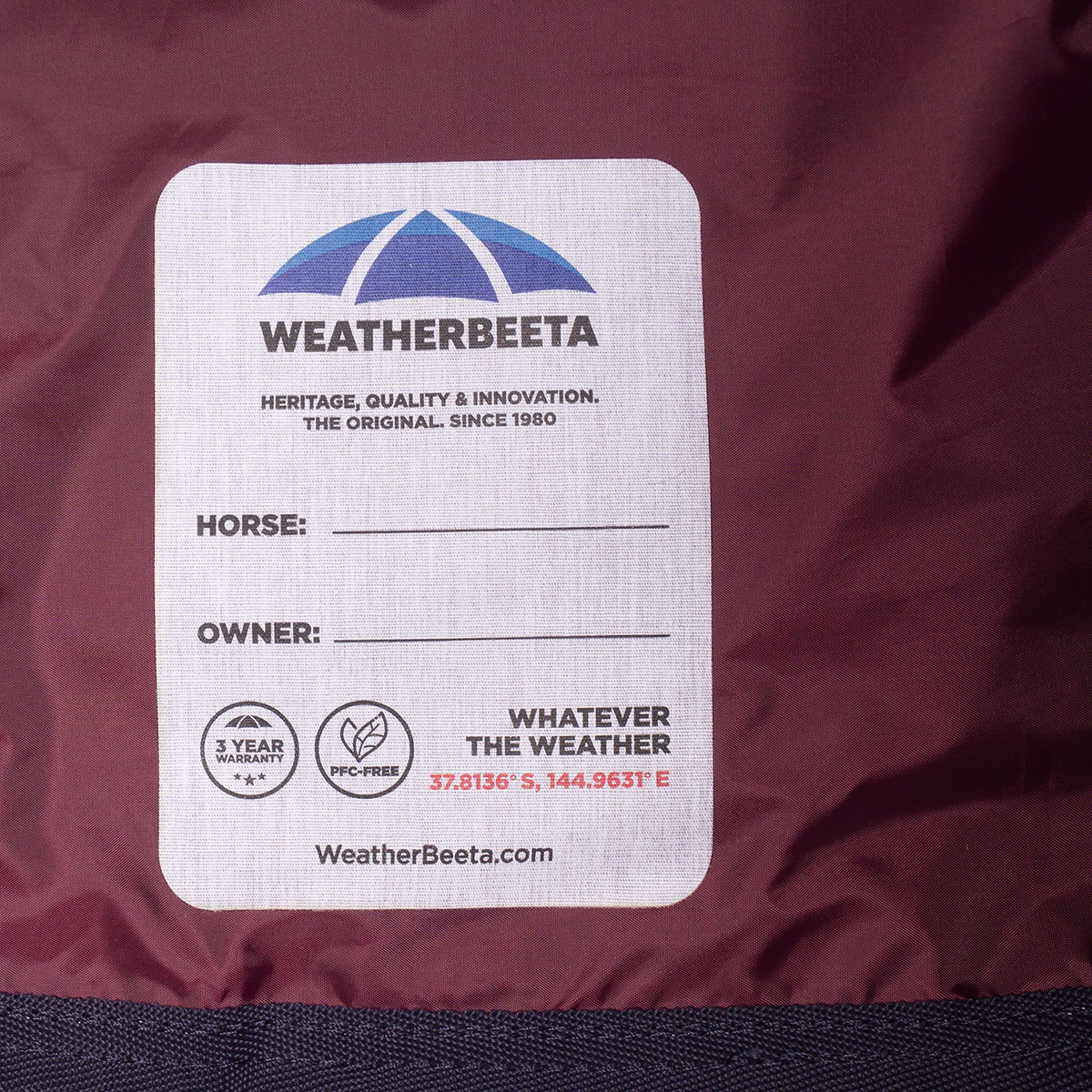 WeatherBeeta ComFiTec Essential Turnout Combo 360g Borgogna/Marina - Image 21