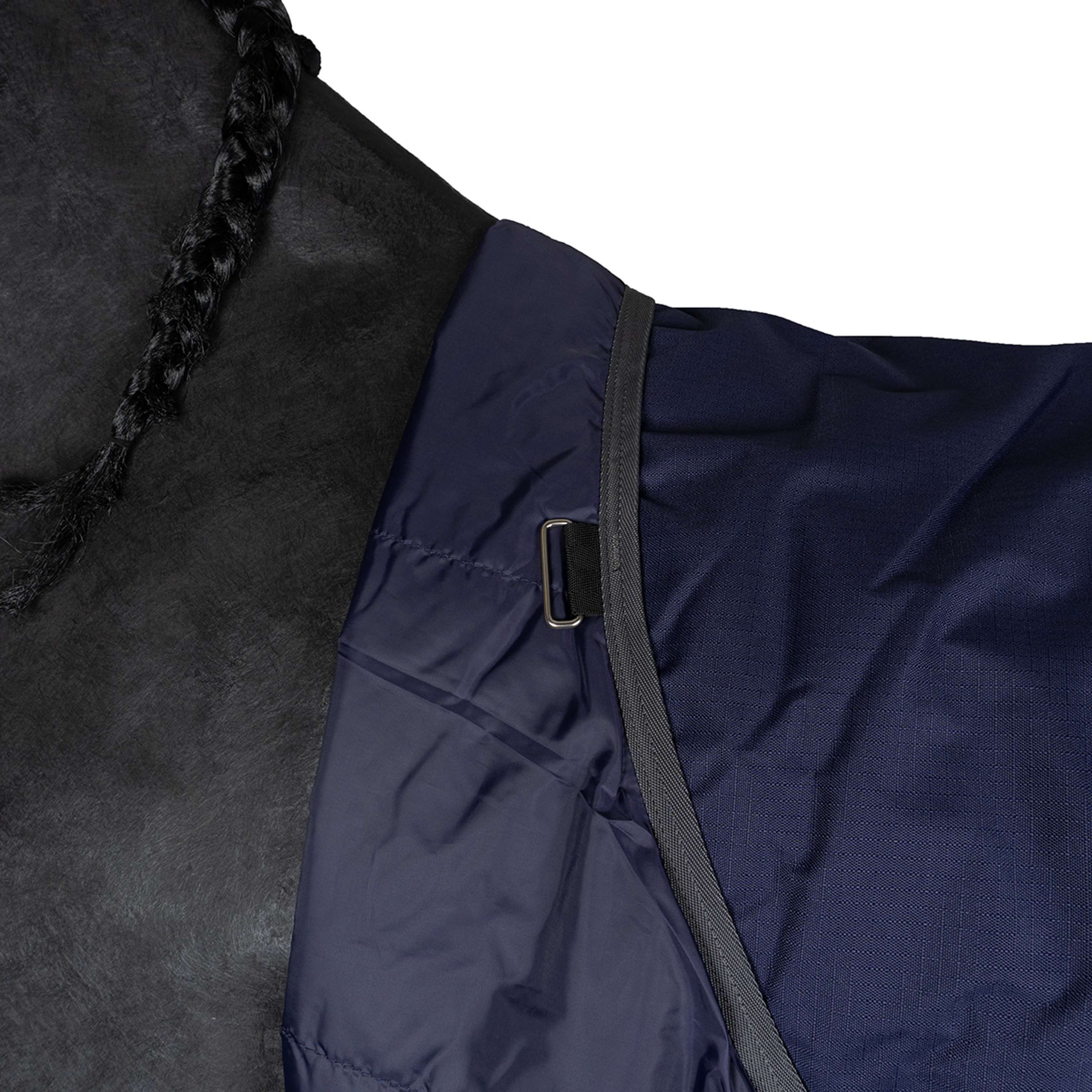 WeatherBeeta ComFiTec Tyro Turnout Standard Neck 220 g Blu marino/Carbone - Image 13