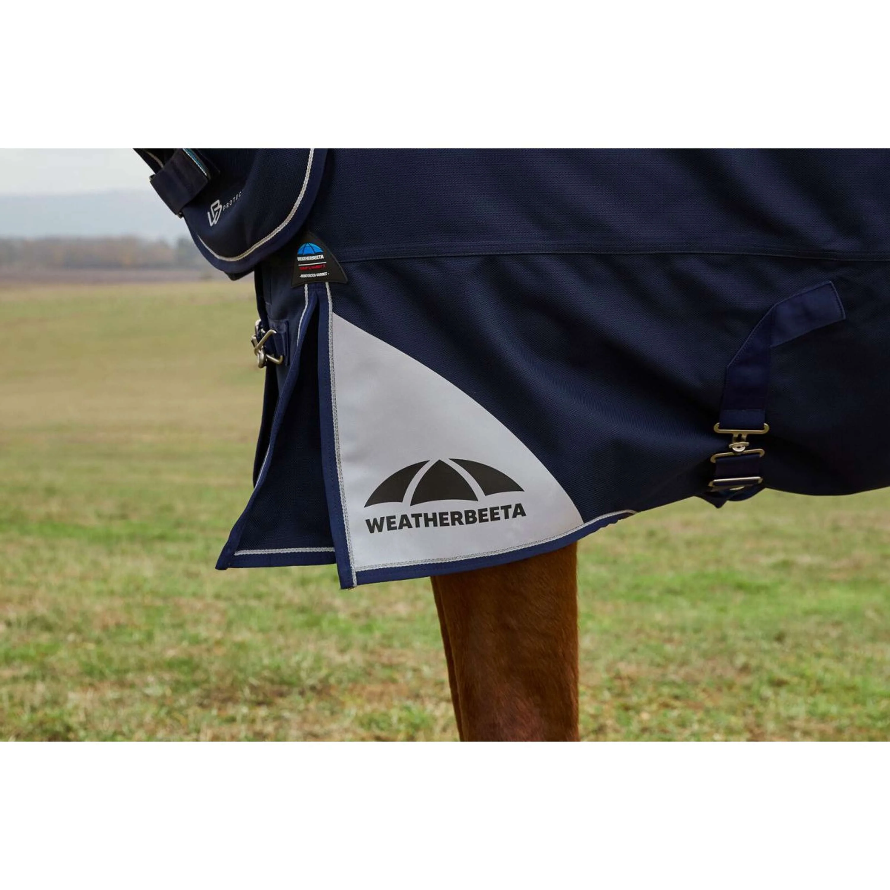WeatherBeeta ComFiTec Ultra Turnout Detach-A-Neck 220 g Navy - Image 13
