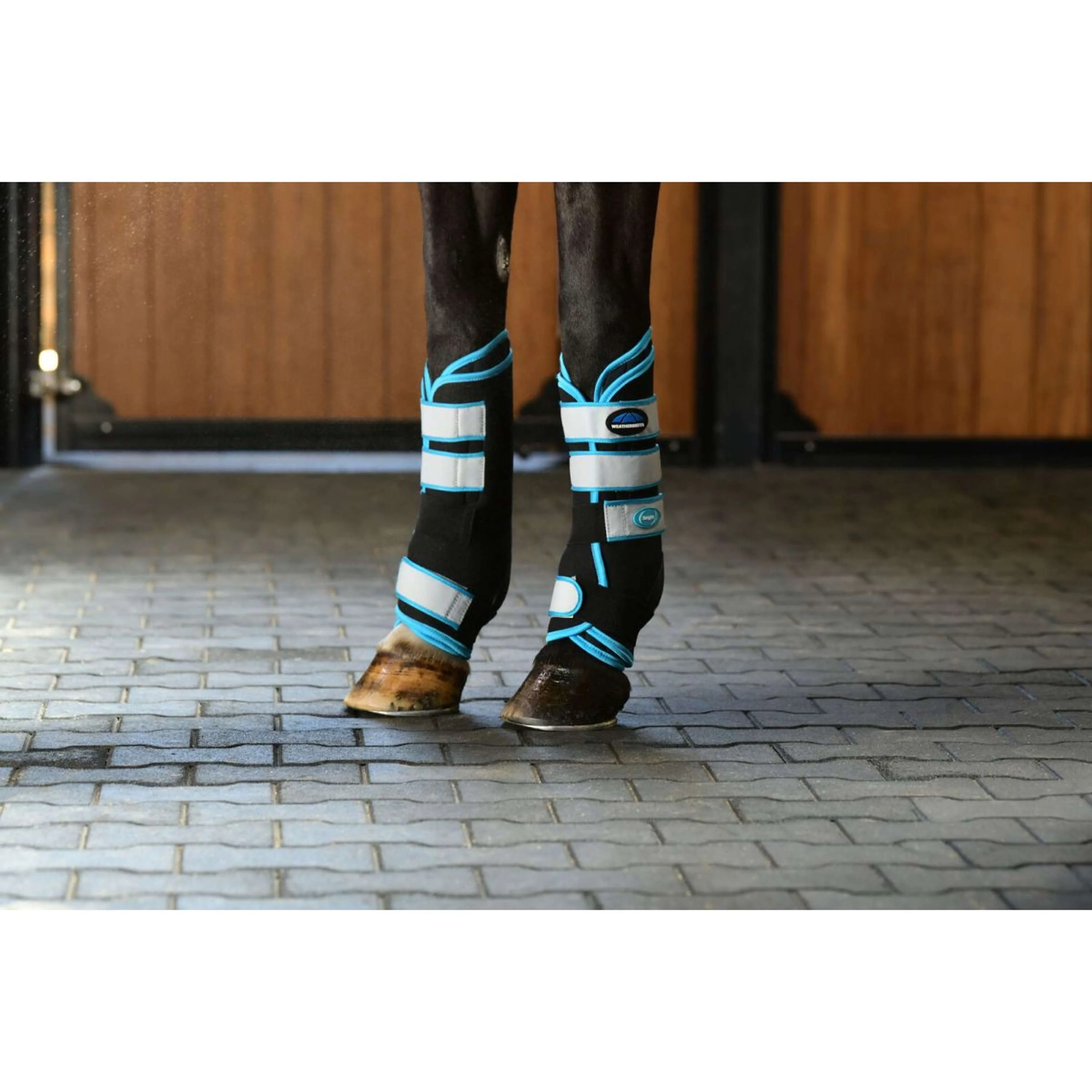WeatherBeeta Wraps Therapy-Tec Stable Boot Nero/Blu - Image 2