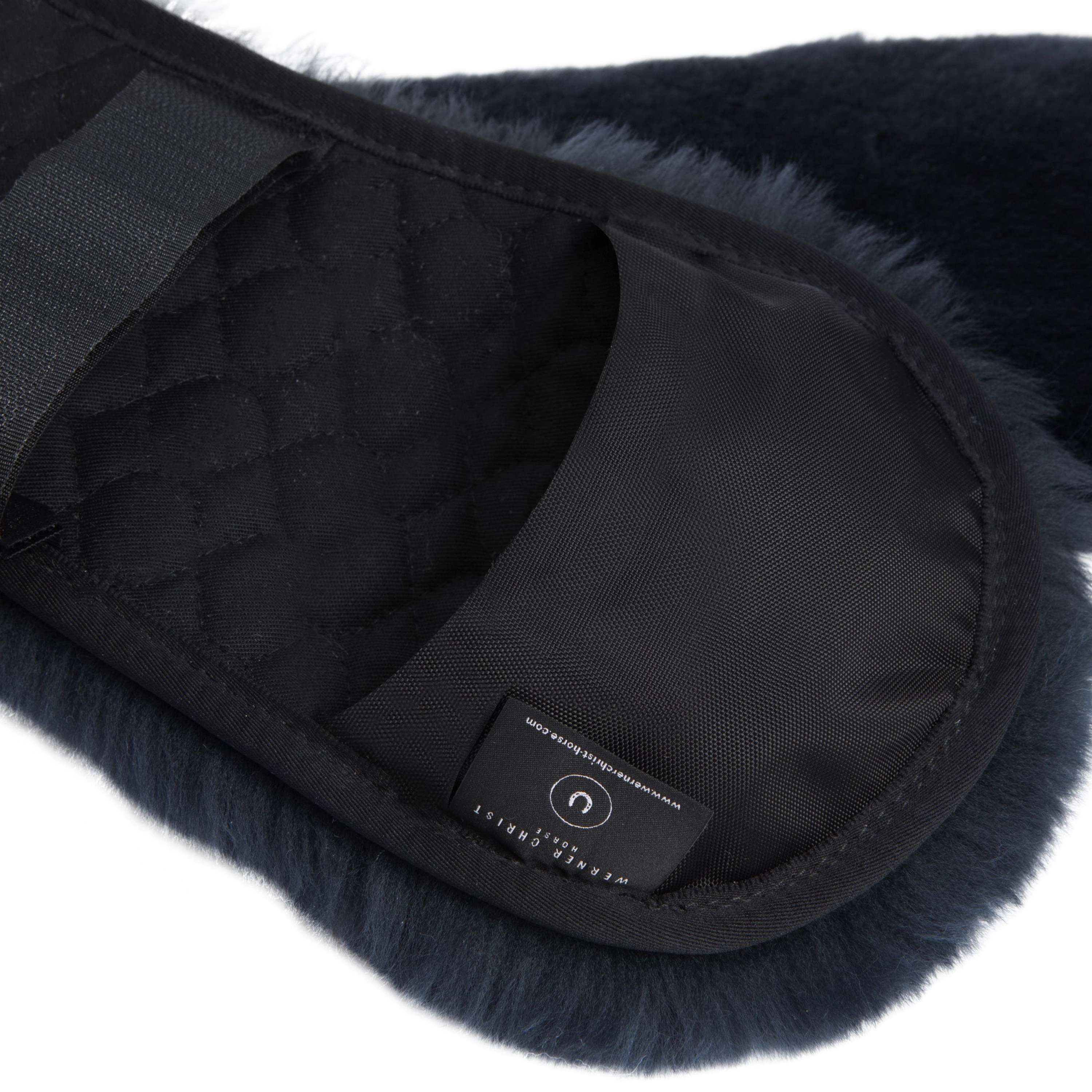 Werner Christ Copri Cinghia in Pelo Contoured Nero/Antracite - Image 2